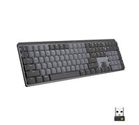 Logitech MX Mechanical Tastiera Retroilluminata Wireless Performance, Switch Tattili Silenziosi, Layout Inglese QWERTY - Grigio