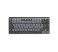 Logitech MX Mini Mechanical tastiera RF senza fili + Bluetooth QWERTY Danese, Finlandese, Norvegese, Svedese Grafite, Grigio NEW