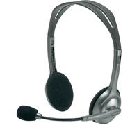 LOGITECH PC HEADSET H110 STEREO CUFFIE E MICROFONO CON FILO 981-000271 JACK 3,5M