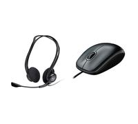 Logitech PC960 Cuffie Cablate per Computer, Cuffie Stereo con Microfono, Cancell