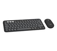 Logitech Kit Pebble 2 per Mac - Mouse e tastiera wireless in Grafite Bitonale, Tedesco (QWERTZ)