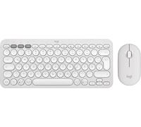 Logitech Pebble 2 Combo - Layout Tedesco QWERTZ, Bianco