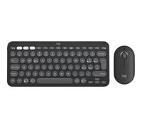 Logitech 920-012221 tastiera Mouse incluso Universale RF senza fili + Bluetooth QWERTY Italiano Grafite