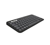 Logitech Pebble Keys 2 K380s - Clavier - sans fil - Bluetooth LE - AZERTY - Français - grafite ton sur ton