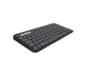 Logitech Pebble Keys 2 K380s - Clavier - sans fil - Bluetooth LE - AZERTY - Français - grafite ton sur ton