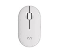 Logitech Pebble Mouse 2 M350s bianco Mouse wireless che combina design moderno e funzionalità silenziosa, ideale per qualsiasi ambiente di lavoro.