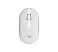 LOGITECH M350SWS - Mouse, Bluetooth, bianco