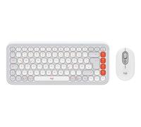 Logitech POP Icon Combo tastiera Mouse incluso Universale Bluetooth QWERTZ Tedesco US International Arancione Bianco
