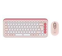 Logitech POP Icon Combo Rose DE Mouse 400 dpi QWERTZ 920-013108