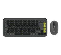 Logitech POP Icon Combo tastiera Mouse incluso Universale Bluetooth QWERTZ Svizzere Grafite Verde - Nouvo
