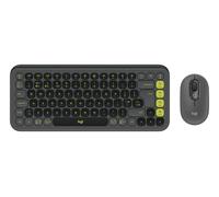 Logitech POP ICON COMBO, kit mouse e tastiera Bluetooth, digitazione comoda, tasti e pulsanti programmabili, clic discreti, Easy-Switch fino a 3 dispositivi