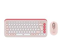 Logitech Pop Icon Keys Combo Rosa Kit Tastiera e Mouse Wireless