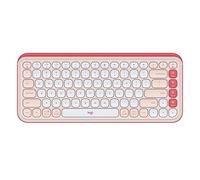 Logitech POP Icon Keys tastiera Universale Bluetooth QWERTY Inglese UK Rosa Bianco NEW