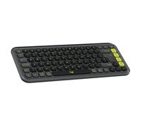 Logitech POP ICON KEYS tastiera Bluetooth wireless, digitazione comoda, tasti programmabili, Easy-Switch tra un massimo di 3 dispositivi, per laptop, tablet, PC, Layout Italiano QWERTY - Grafite