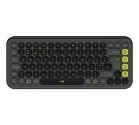 Logitech Tastiera Bluetooth POP Icon Keys in Grafite e verde, UK English (Qwerty)