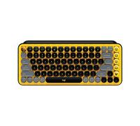 Logitech POP Keys Tastiera Meccanica Wireless con Tasti Emoji Personalizzabili, Layout Internazionale QWERTY - Blast