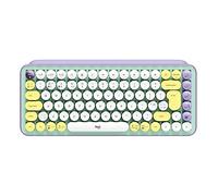 Logitech POP Keys Tastiera Meccanica Wireless con Tasti Emoji Personalizzabili, Layout Internazionale QWERTY - Daydream