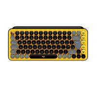 Logitech POP Keys Tastiera Meccanica Wireless con Tasti Emoji Personalizzabili, Layout Scandinavo QWERTY - Blast