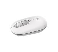 Logitech POP Mouse, mouse wireless Bluetooth compatto e portatile con pulsanti programmabili e clic discreti, Easy-Switch tra un massimo di 3 dispositivi, laptop, tablet, PC - Bianco