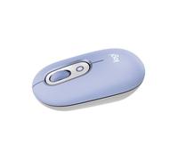 Logitech POP Mouse, mouse wireless Bluetooth compatto e portatile con pulsanti programmabili e clic discreti, Easy-Switch tra un massimo di 3 dispositivi, laptop, tablet, PC - Viola