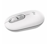 Logitech POP Mouse, mouse wireless Bluetooth compatto e portatile con pulsanti programmabili e clic discreti, Easy-Switch tra un massimo di 3 dispositivi, laptop, tablet, PC - Bianco