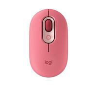 Logitech POP Mouse Wireless con Emoji personalizzabili, Tecnologia SilentTouch, Precisione e Velocità, Design Compatto, Bluetooth, USB, Multidispositivo, Compatibile OS - Heartbreaker