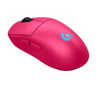 Logitech G PRO 2 LIGHTSPEED mouse da gaming wireless per destrimani o mancini, fino a 4 pulsanti laterali magnetici personalizzabili e commutabili, sensore da 44.000 DPI, ricarica USB-C, PC/Mac - Rosa