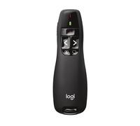 Logitech puntatore wireless RF Nero con laser rosso e 5 tasti