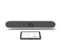 Logitech Rally Bar Mini All-in-One Telecamera per conferenze & Tap IP Touch Controller Kit + VESA Mount - 4K UHD PTZ Camera, Zoom 4x, Doppio Altoparlante, 6 Microfoni, Display 10.1", Oleofobico