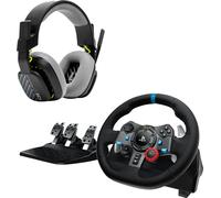 Volante e pedaliera simulatore guida G SERIES Bundle G29 + Astro A10 Black 991 000486