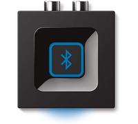 Logitech Ricevitore audio Bluetooth wireless, Bluetooth multipunto, ingresso 3,5 mm e RCA, pulsante di associazione, portata 15 m, presa UK, PC/Mac/tablet/telefono cellulare/ricevitore AV/sistema stereo - nero, 1 pezzo