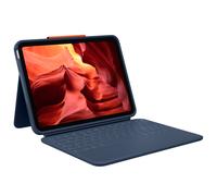 Logitech Rugged Combo 4 - Custodia con tastiera per iPad in Classic Blue, Dansk/Norsk/Svenska/Suomalainen