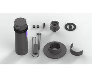 Logitech Sight - Fotocamera da tavolo per Rally Bar & Rally Bar Mini, doppia fotocamera 4K, 7 microfoni Beamforming, portata 2,3 m, PoE+, supporta squadre, zoom, Meet e altro, 960-001510, grafite