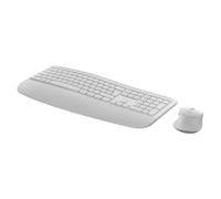 Logitech Signature Comfort Plus Combo MK880 in Bianco sporco, Tedesco (QWERTZ)