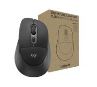 Logitech Signature Comfort Plus M850 L for Business, mouse wireless, design sagomato con cuscinetto per il palmo, clic silenziosi, ricevitore sicuro/Bluetooth,Windows/Mac/ChromeOS/Linux/iPadOS-Grafite