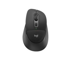 Logitech Signature Comfort Plus M850 L, mouse wireless, mouse Bluetooth con cuscinetto per il palmo, clic silenziosi, 24 mesi di batteria, pulsanti personalizzabili, per Windows, Mac e iPad - Nero