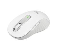 Logitech Signature M650 L Mouse Wireless Full Size Per Mani Grandi - Bianco | Clic Silenziosi, Tasti Laterali Personalizzabili, Bluetooth, Compatibilità Multidispositivo