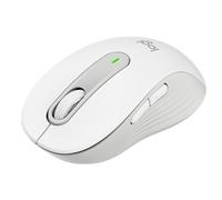 Logitech Signature M650 for Business, Mouse wireless per mani di piccole e medie dimensioni, Logi Bolt, Bluetooth, SmartWheel - Bianco