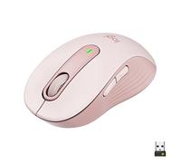 Logitech Signature M650 Mouse wireless - Per mani piccole e medie, Durata Batteria 2 anni, Clic Silenziosi, Tasti Personalizzabili, Bluetooth, per PC/Mac/Più dispositivi/Chromebook - Rosa