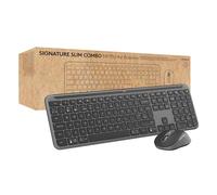 Logitech MK950 Signature for Business tastiera Mouse incluso RF senza fili + Bluetooth QWERTY US International Grafite NEW
