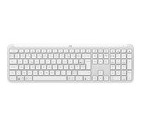 Logitech K950 Signature Slim Tastiera RF senza fili + Bluetooth QWERTY francese Bianco - Nouvo
