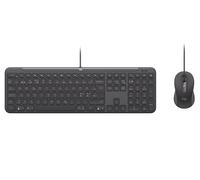 Logitech Signature Slim Wired Combo MK620 for Business in Graphite, Dansk/Norsk/Svenska/Suomalainen