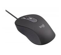 Logitech Signature Wired M520 for Business, mouse ottico con cavo, USB-C plug-and-play, Windows/Mac/Chrome/PC/laptop - Graphite