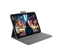 Rally Bar + Tap IP | Videovergaderen met Logitech in Oxford Grey, iPad (10ª generazione e A16)