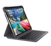 Logitech Slim Folio Pro Cover iPad con Tastiera Bluetooth Wireless, iPad Pro 12.9 Pollici (Modelli 3a Gen: A1876, A1895, A1983, A2014), Tasti Retroilluminati e Rapidi iOS, Layout Spagnolo Qwerty