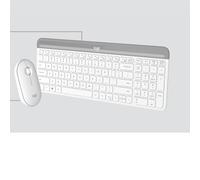Logitech Slim Wireless Keyboard And Mouse Combo MK470 - Offwhite Ita Mediter 920-009197