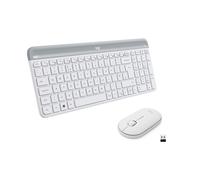 Logitech MK470 tastiera Mouse incluso RF Wireless QWERTY Nordic Bianco NEW