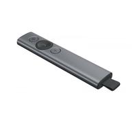 Logitech Spotlight Presenter - Evidenziatore digitale avanzato | con Bluetooth, clicker universale per presentazioni, portata di 30 metri e ricarica rapida - Grigio