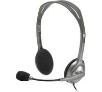 Logitech Stereo Headset H110 Accessori per computer nero / Argento Originale 981-000271