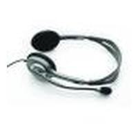 Logitech Stereo Headset H110 Auricolare Cablato A Padiglione Ufficio Nero Argento